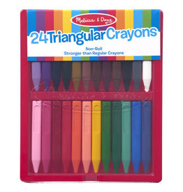 Melissa & Doug 24 Triangular Crayons