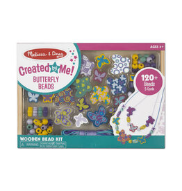 Melissa & Doug Created by Me! Butterfly Beads Wooden Bead Kit