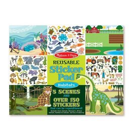 Melissa & Doug Reusable Sticker Pad - Habitats