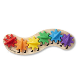 Melissa & Doug Rainbow Caterpillar Gear Toy