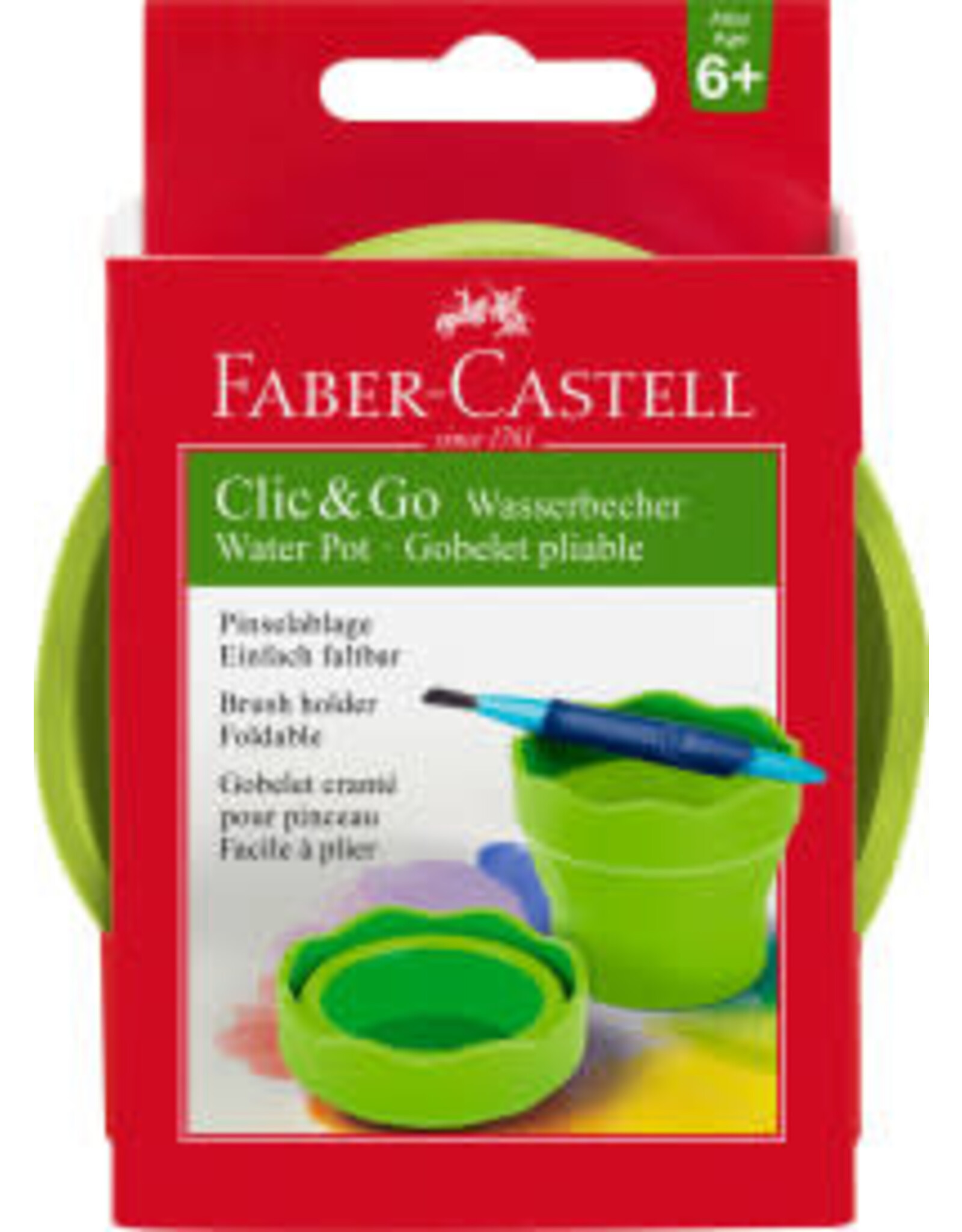 Faber-Castell Clic & Go Collapsible Water Cup - Green