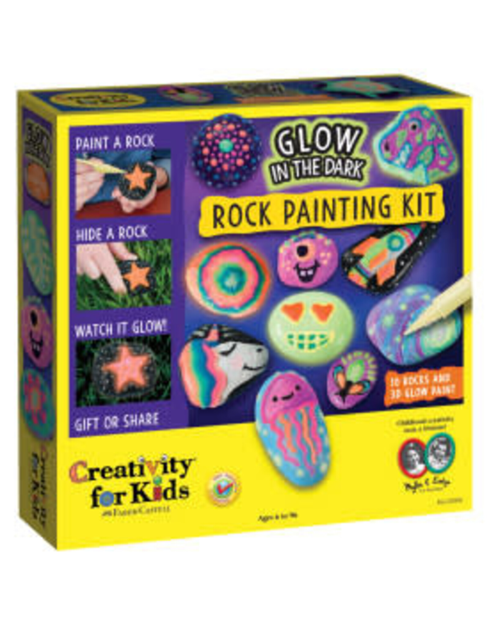Faber-Castell Glow in the Dark Rock Painting Kit