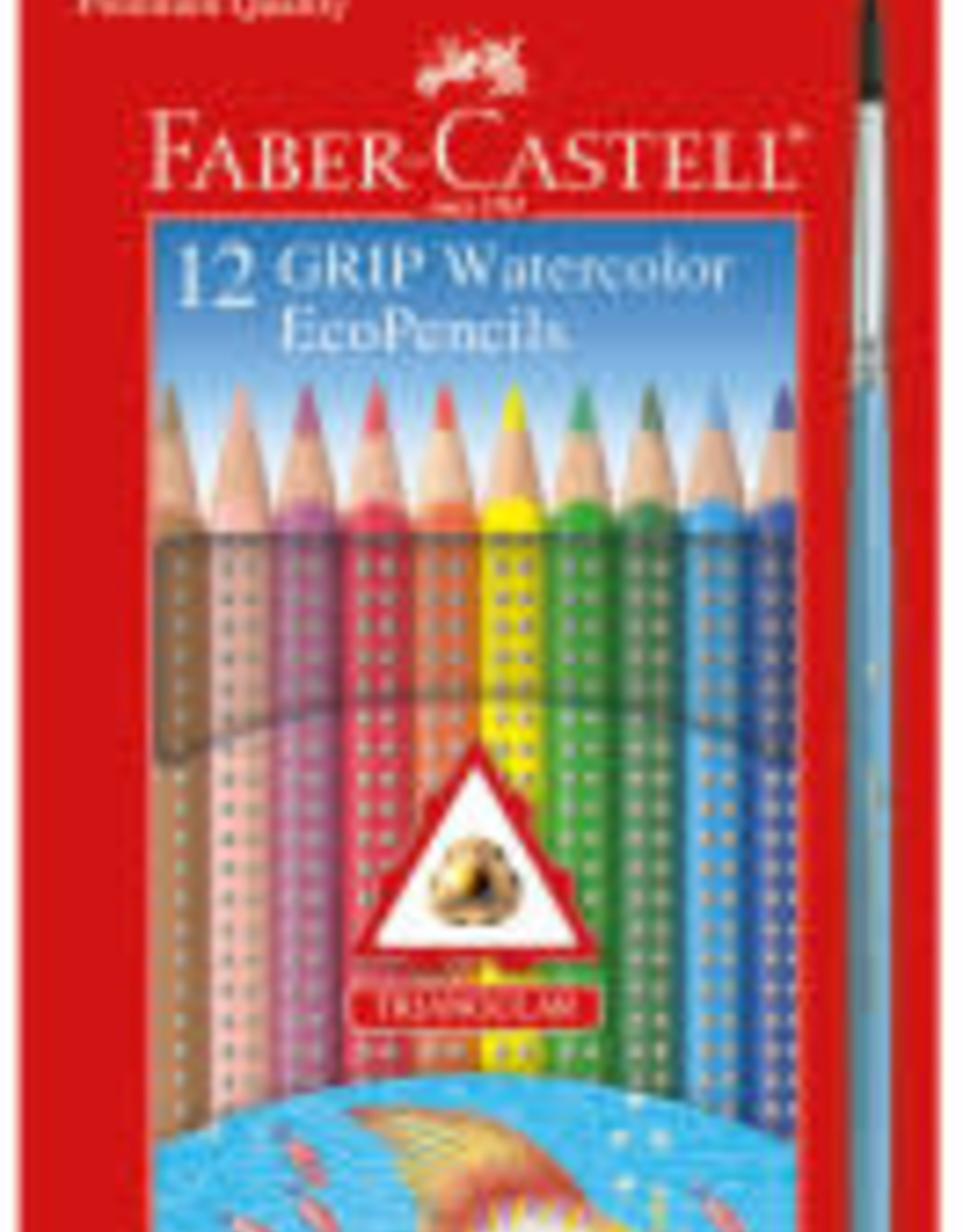 Faber-Castell 12ct Grip Watercolor EcoPencils