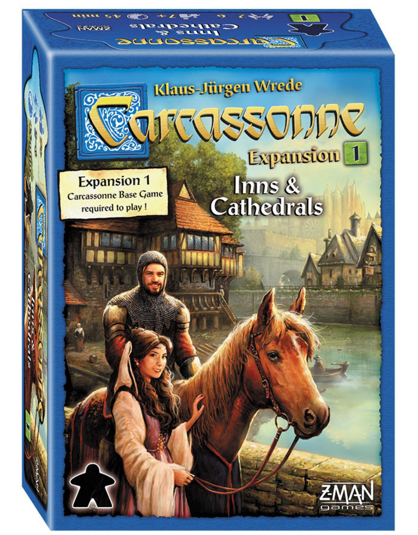Z-Man Games Carcassonne: #1 Inns & Cathedrals