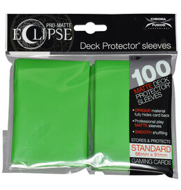 Ultra PRO Card Sleeves: Pro-Matte Eclipse 100ct  Lime Green