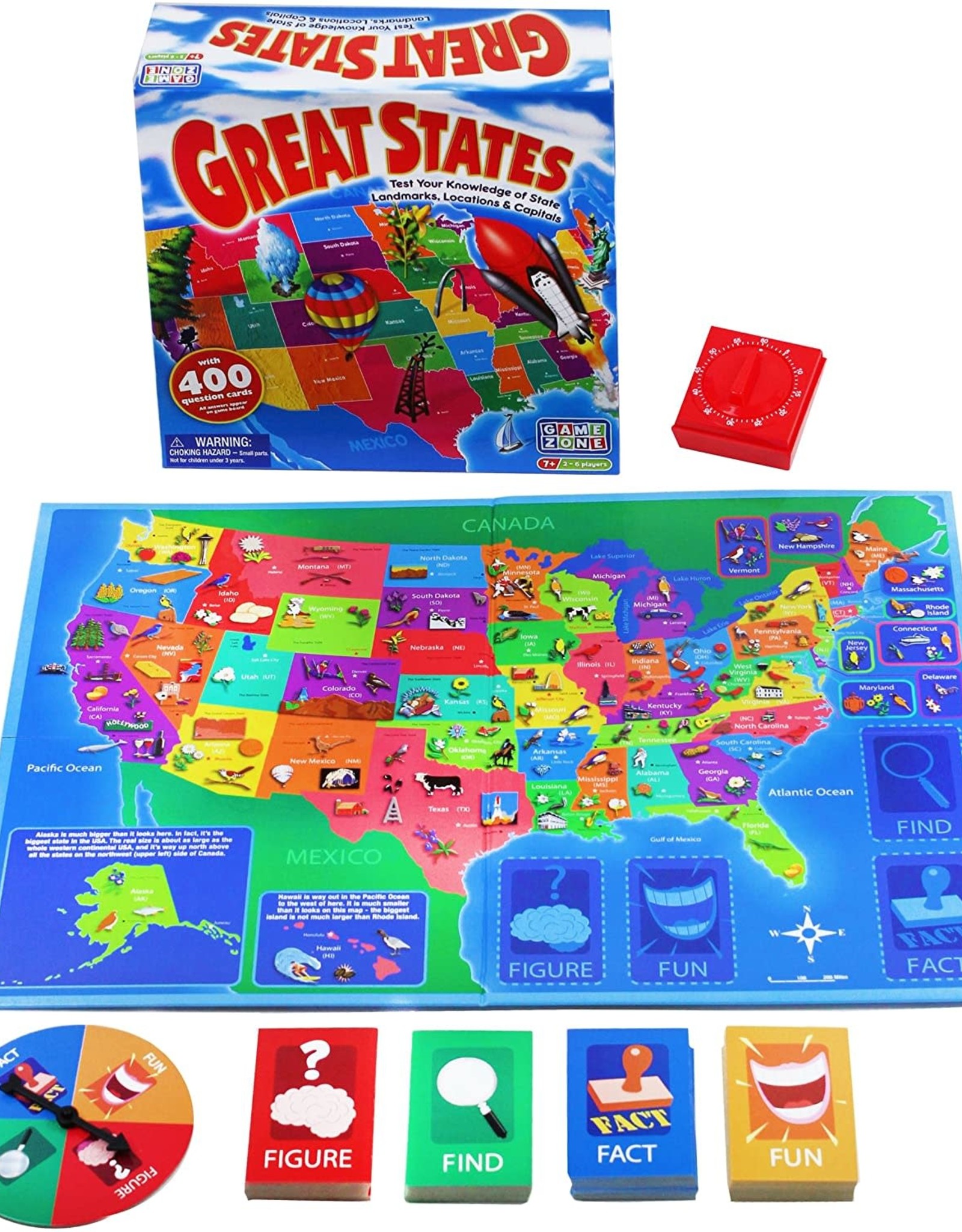 Game of the States, Board Game