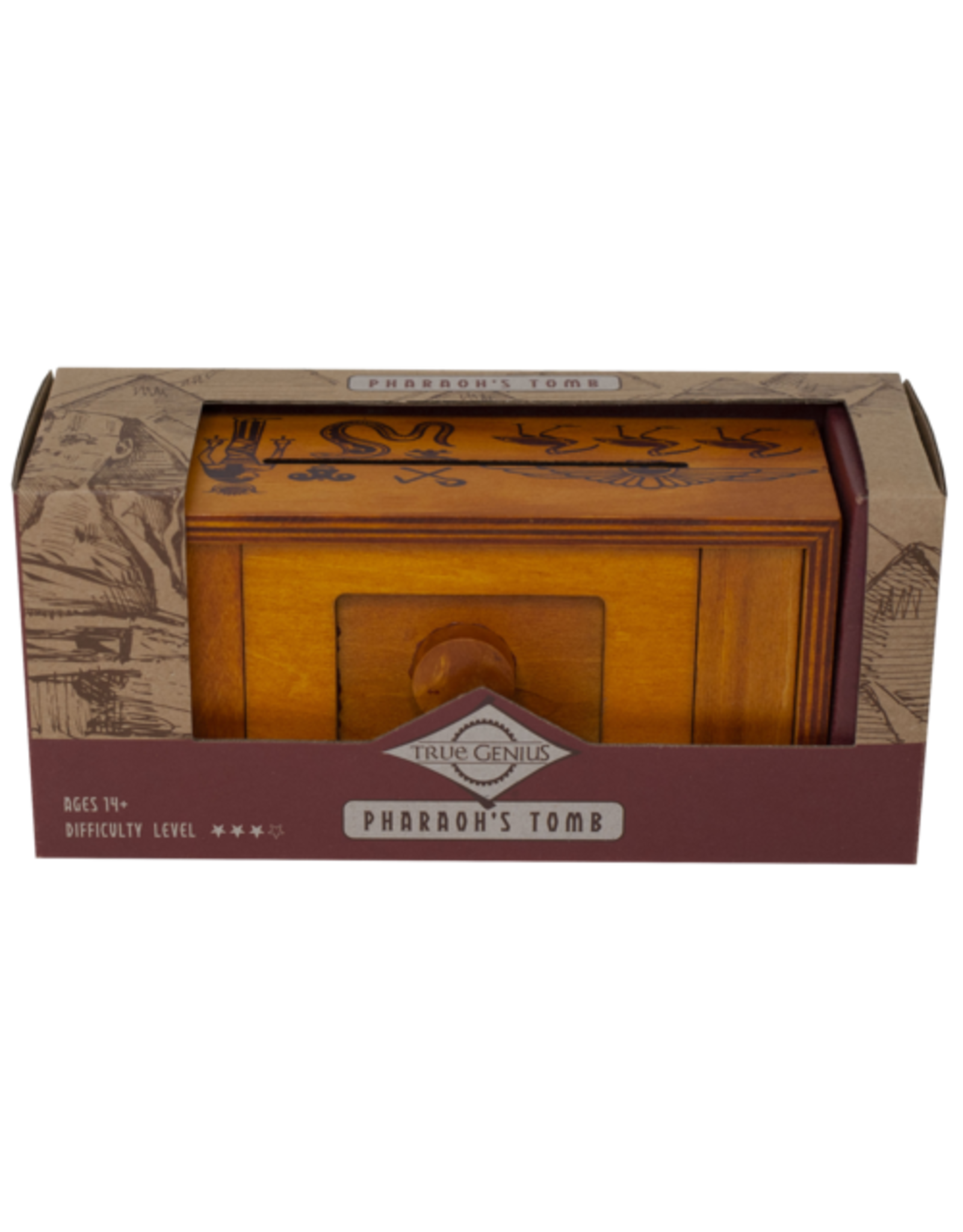 True Genius Pharaoh's Tomb Puzzle Box
