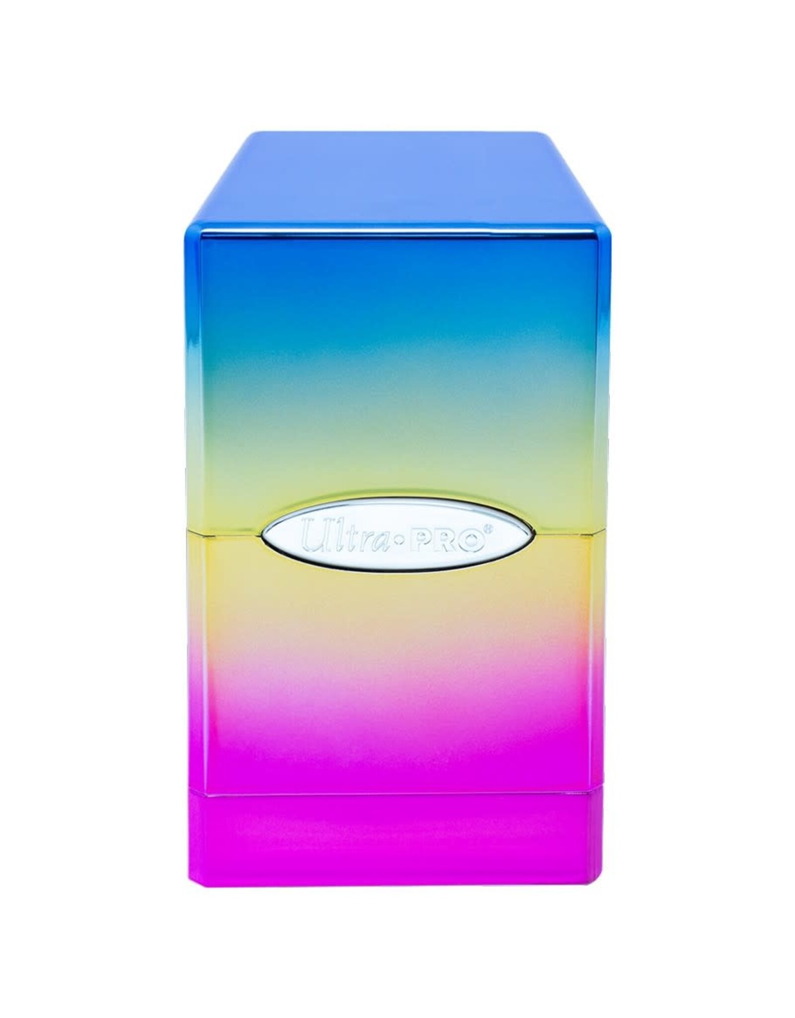 Ultra PRO Deck Box: Satin Tower Hi-Gloss Rainbow