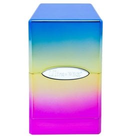 Ultra PRO Deck Box: Satin Tower Hi-Gloss Rainbow