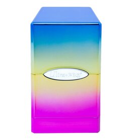 Ultra PRO Deck Box: Satin Tower Hi-Gloss Rainbow