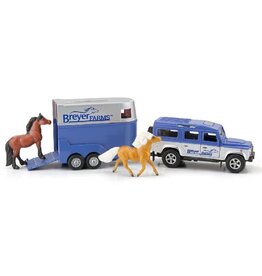 Breyer Breyer Farms Land Rover and Tag-a-Long Trailer