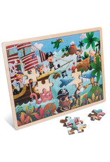 Imagination Generation Playful Pirate Ship Jigsaw 48 pc WoodenPuzzle