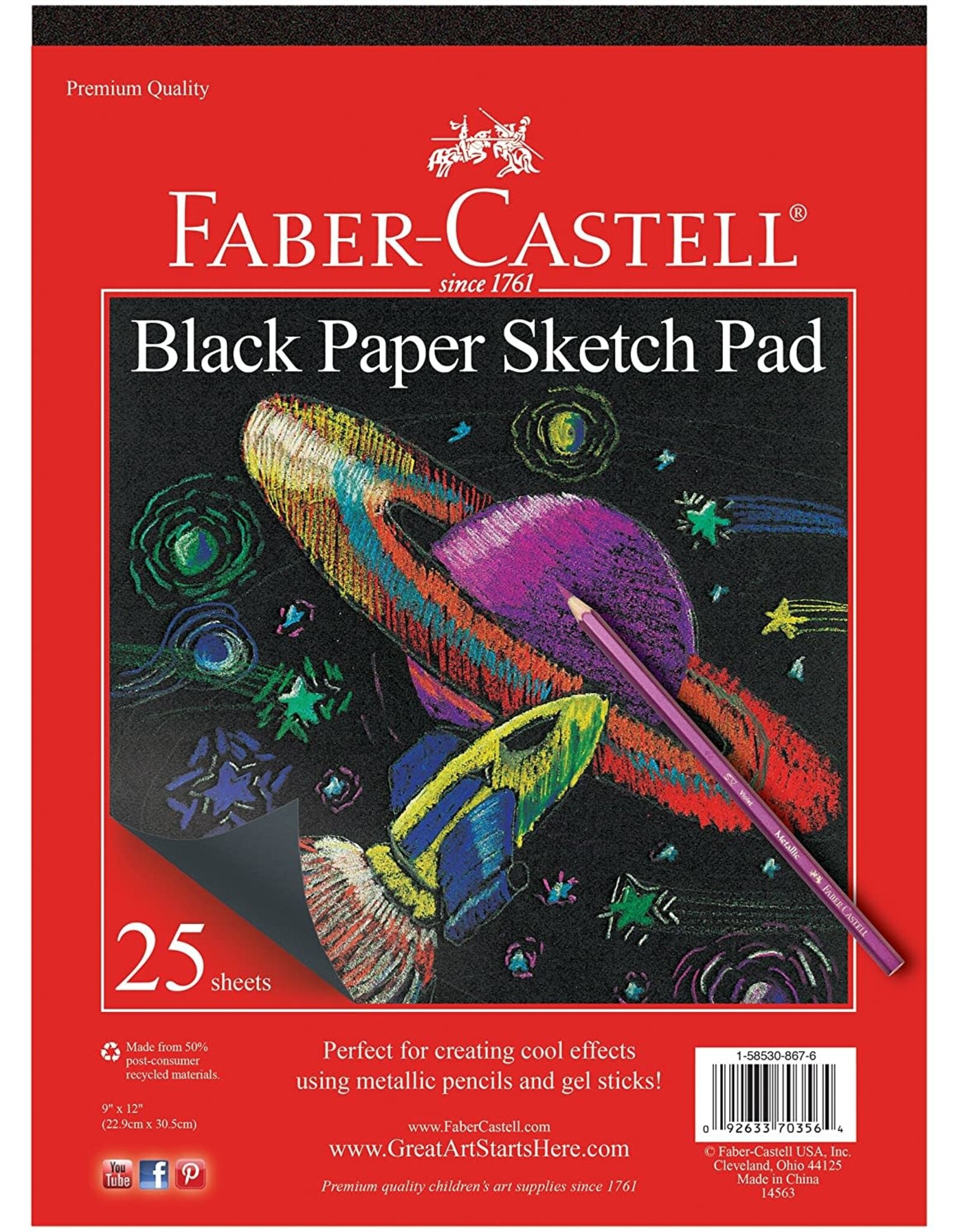 Faber-Castell Black Paper Pad