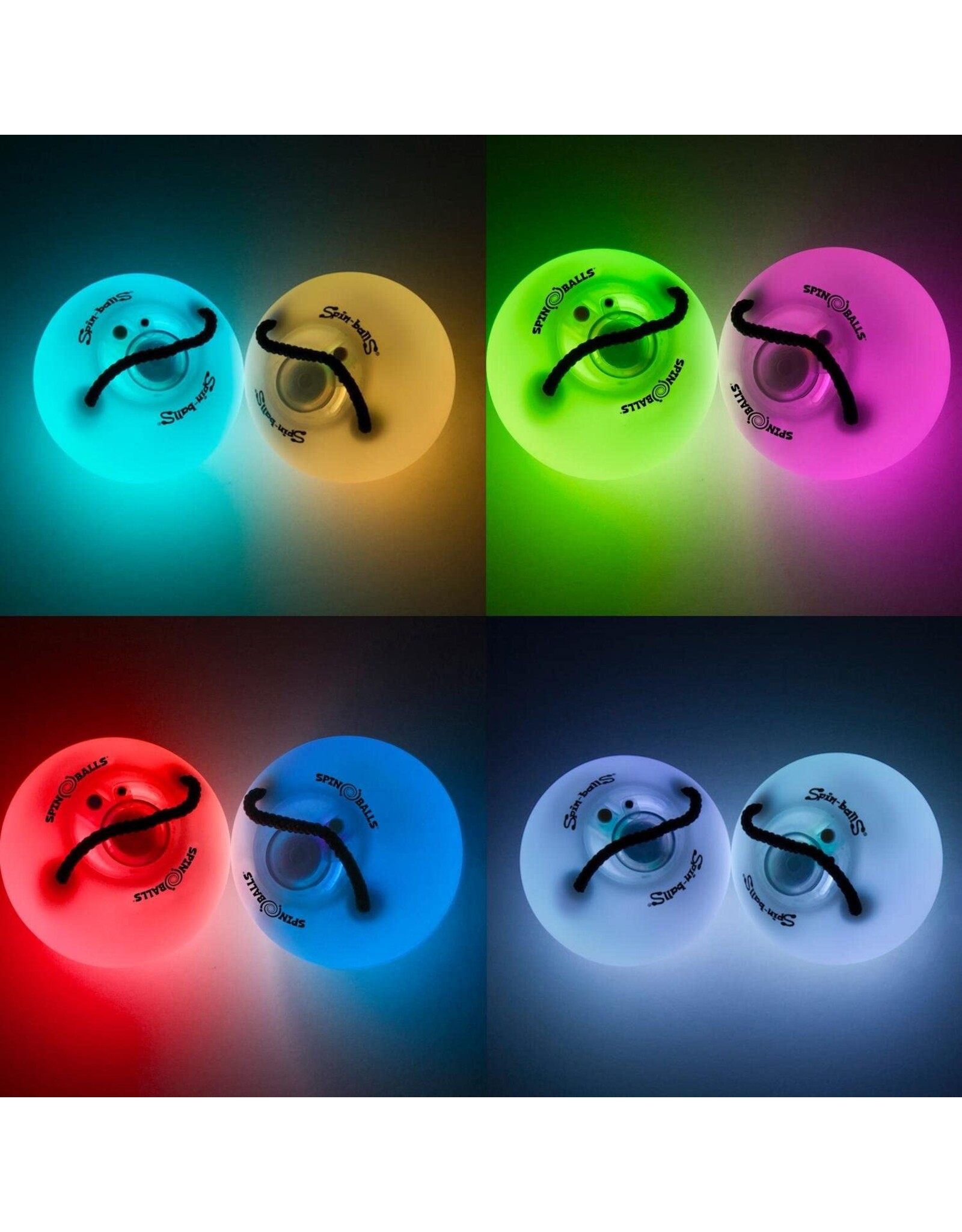 Fun in Motion Spin balls LED Poi Kit