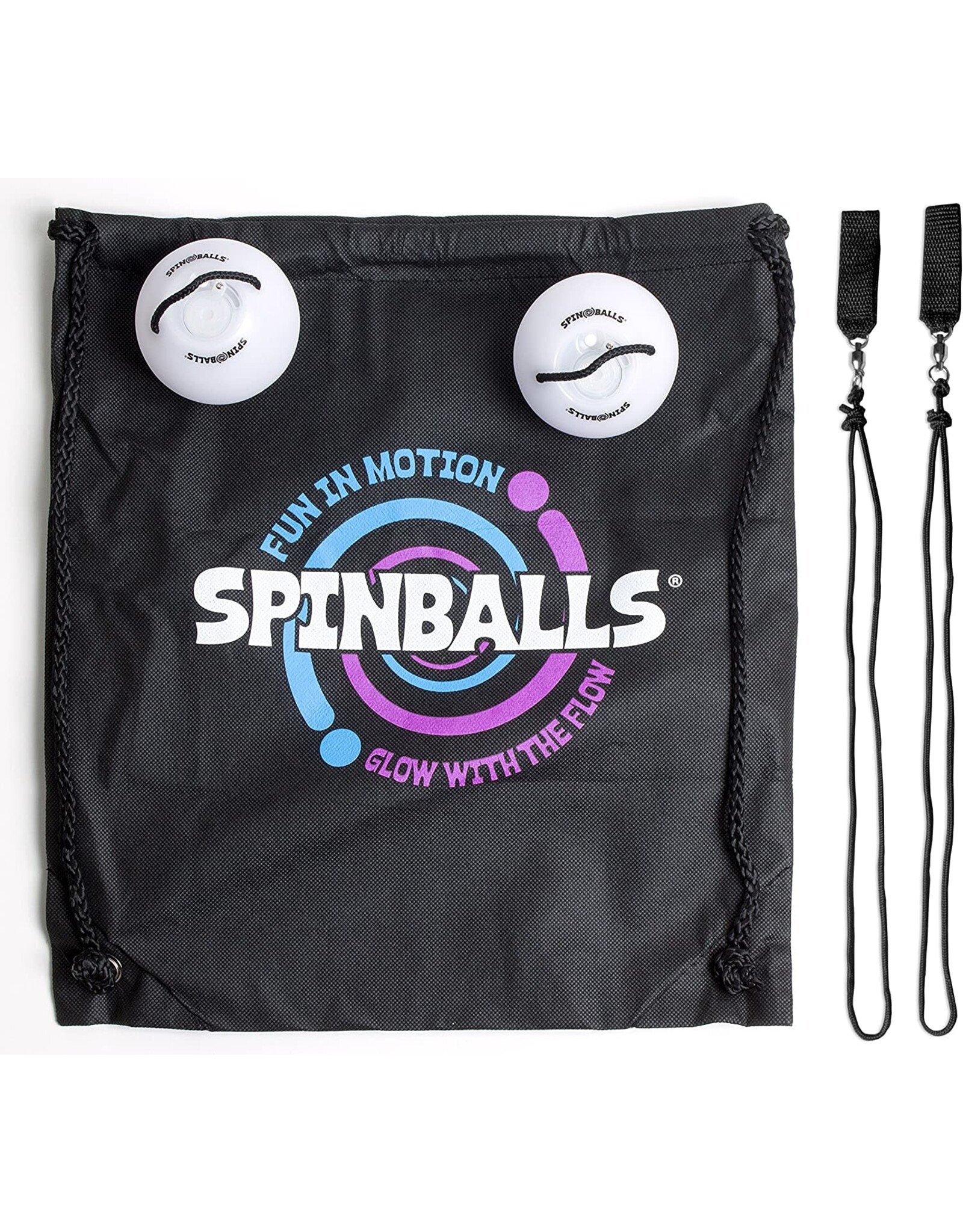 Fun in Motion Spin balls LED Poi Kit