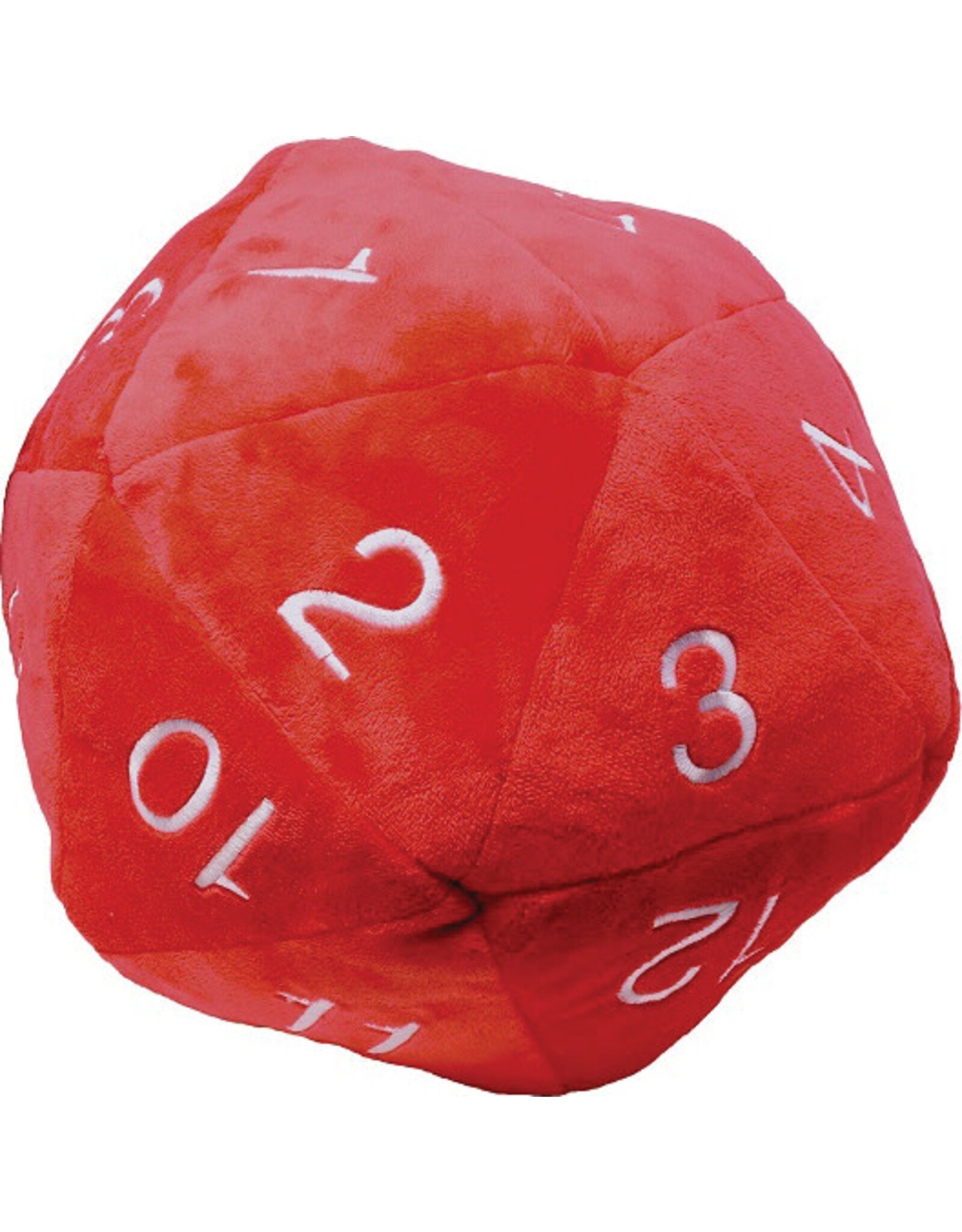 Ultra PRO Jumbo D20 Novelty Dice Plush - Red with White
