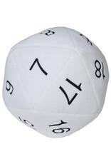 Ultra PRO Jumbo D20 Novelty Dice Plush - White with Black