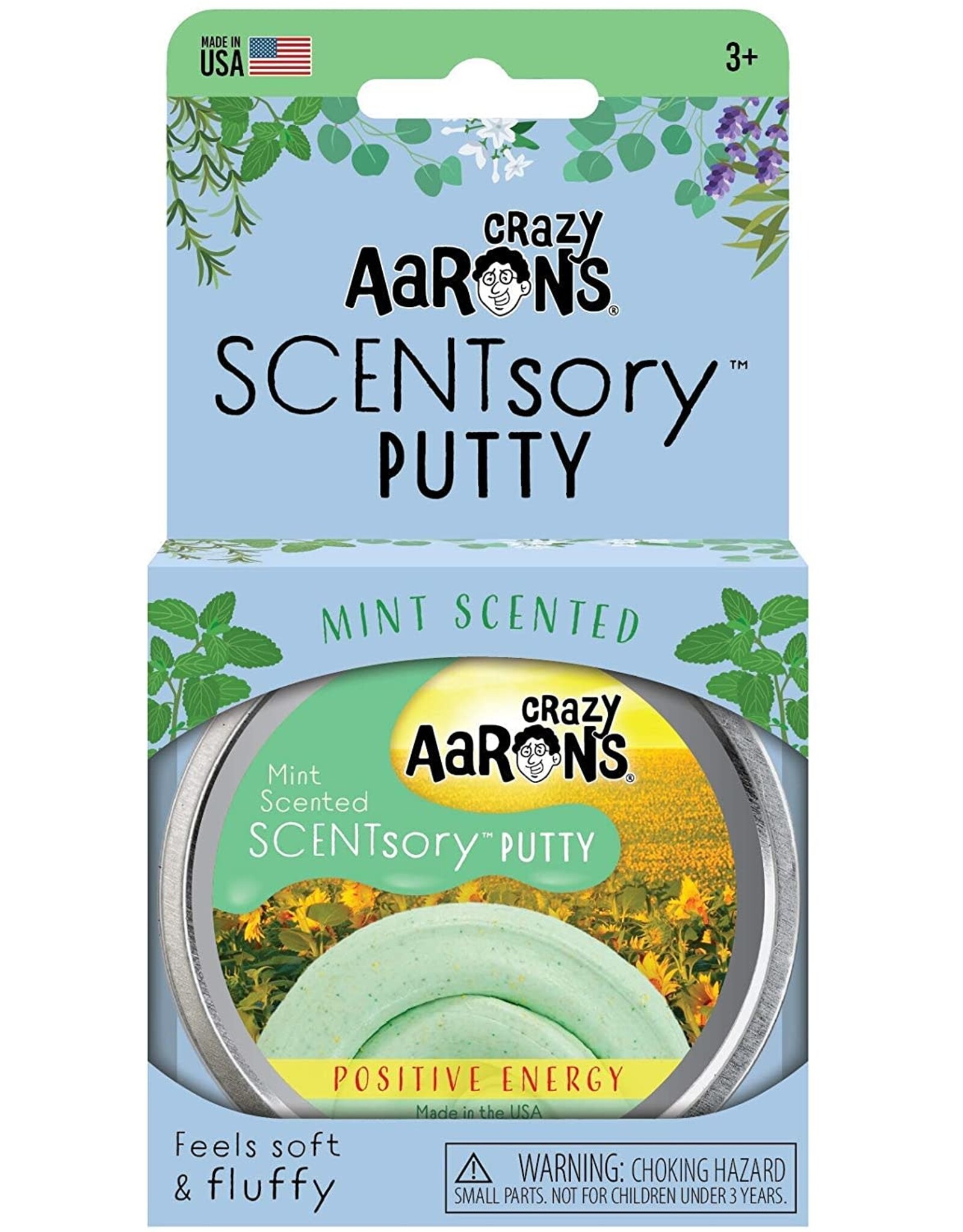 SCENTsory Positive Energy Mint Thinking Putty 2.75" Tin