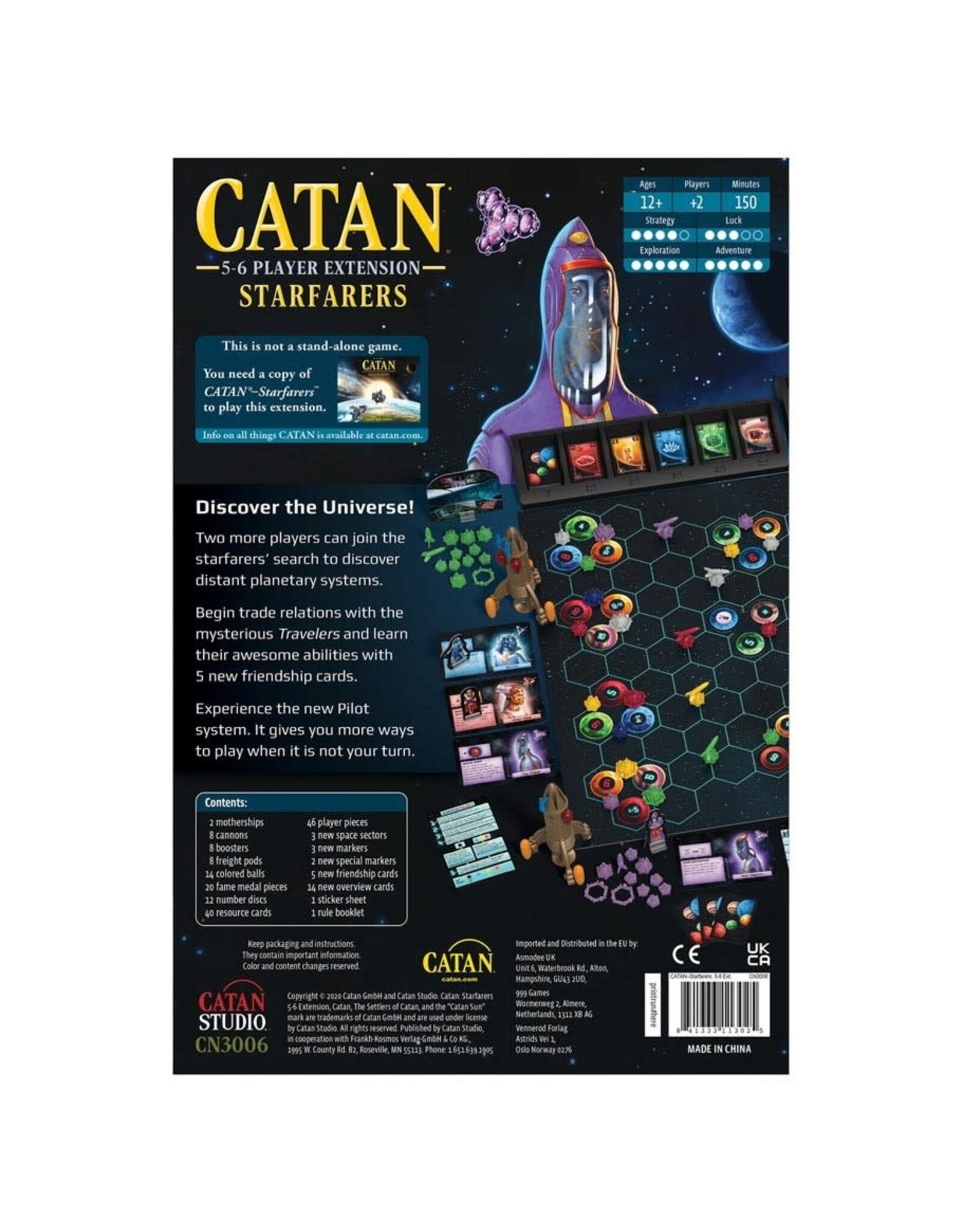 Asmodee Catan: Starfarers 5-6 Players Exp