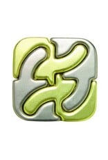 Bepuzzled Square Hanayama Cast Metal Puzzle Level 6