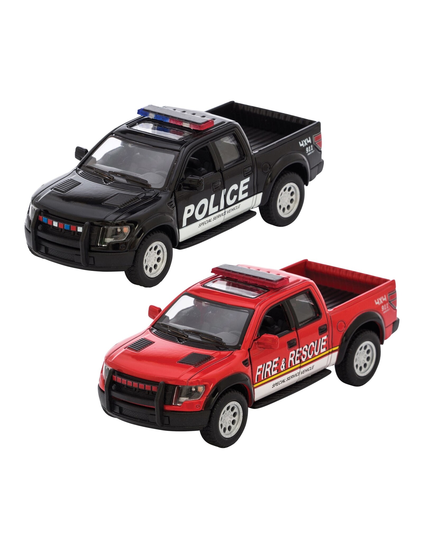 Schylling Ford F-150 SVT Raptor Police and Fire