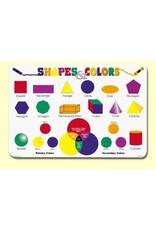 Painless Learning Products Shapes and Colors  Learning Mat