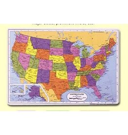 Painless Learning Products United States Map Learning Mat