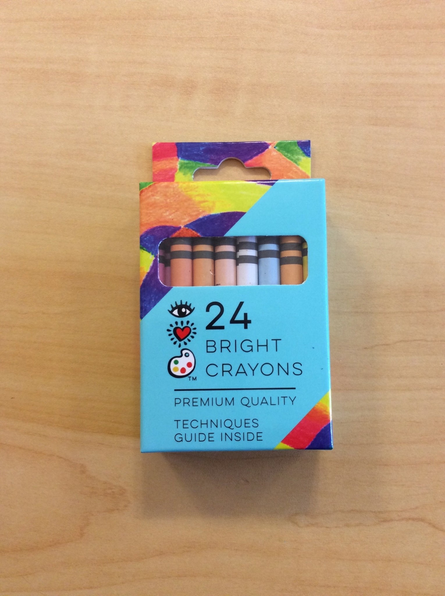 iHeartArt 24 Bright Crayons – brightstripes