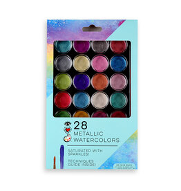 I Heart Art 28 Metallic Watercolors