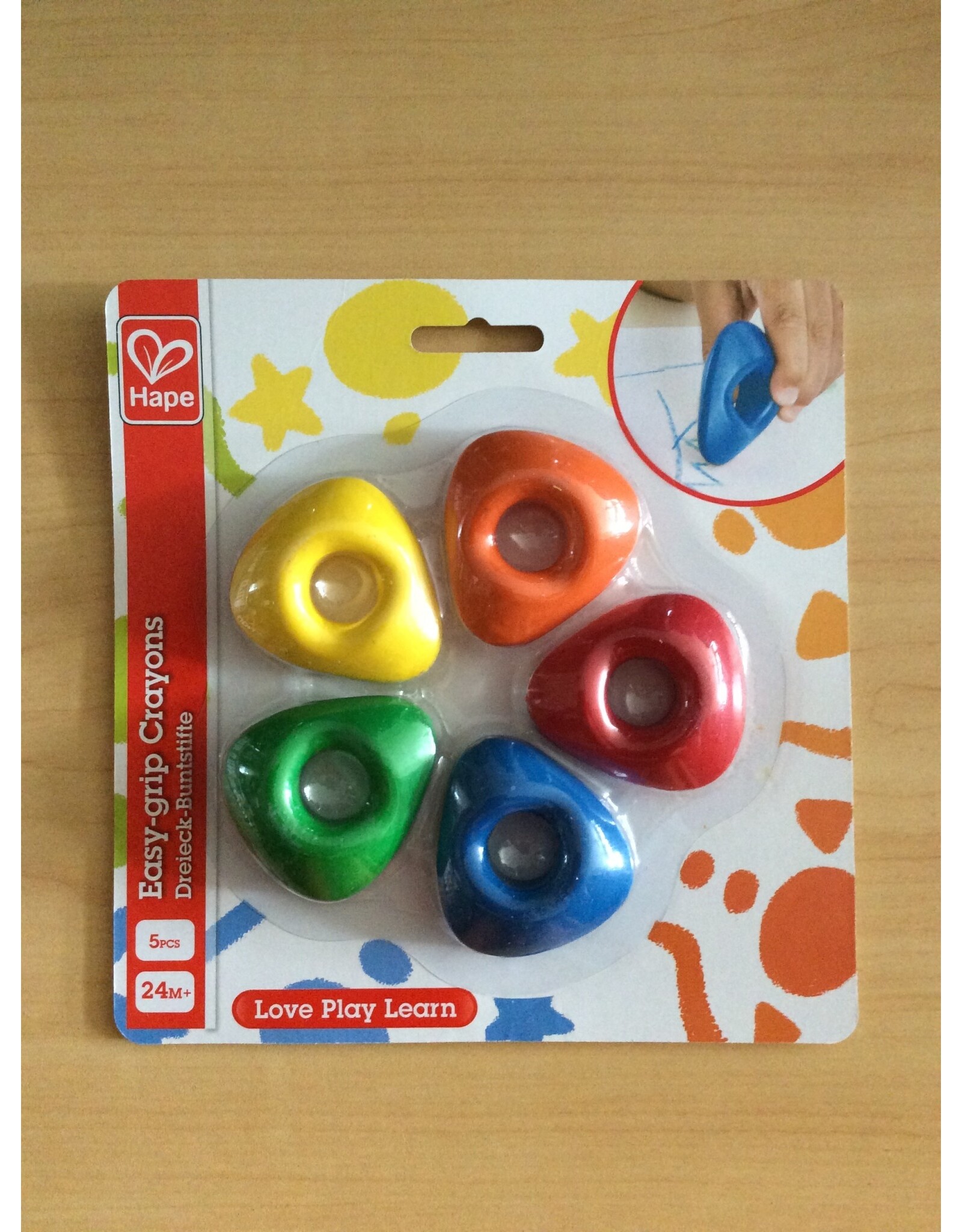 Hape Easy grip Crayons