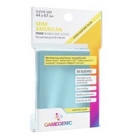 Gamegenic Prime Mini American-Sized Sleeves Yellow (50)