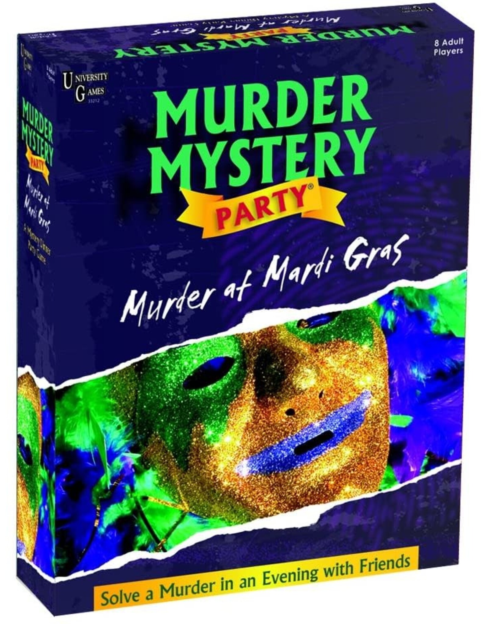 University Games Mystery Murder Party : Murder at Mardi Gras
