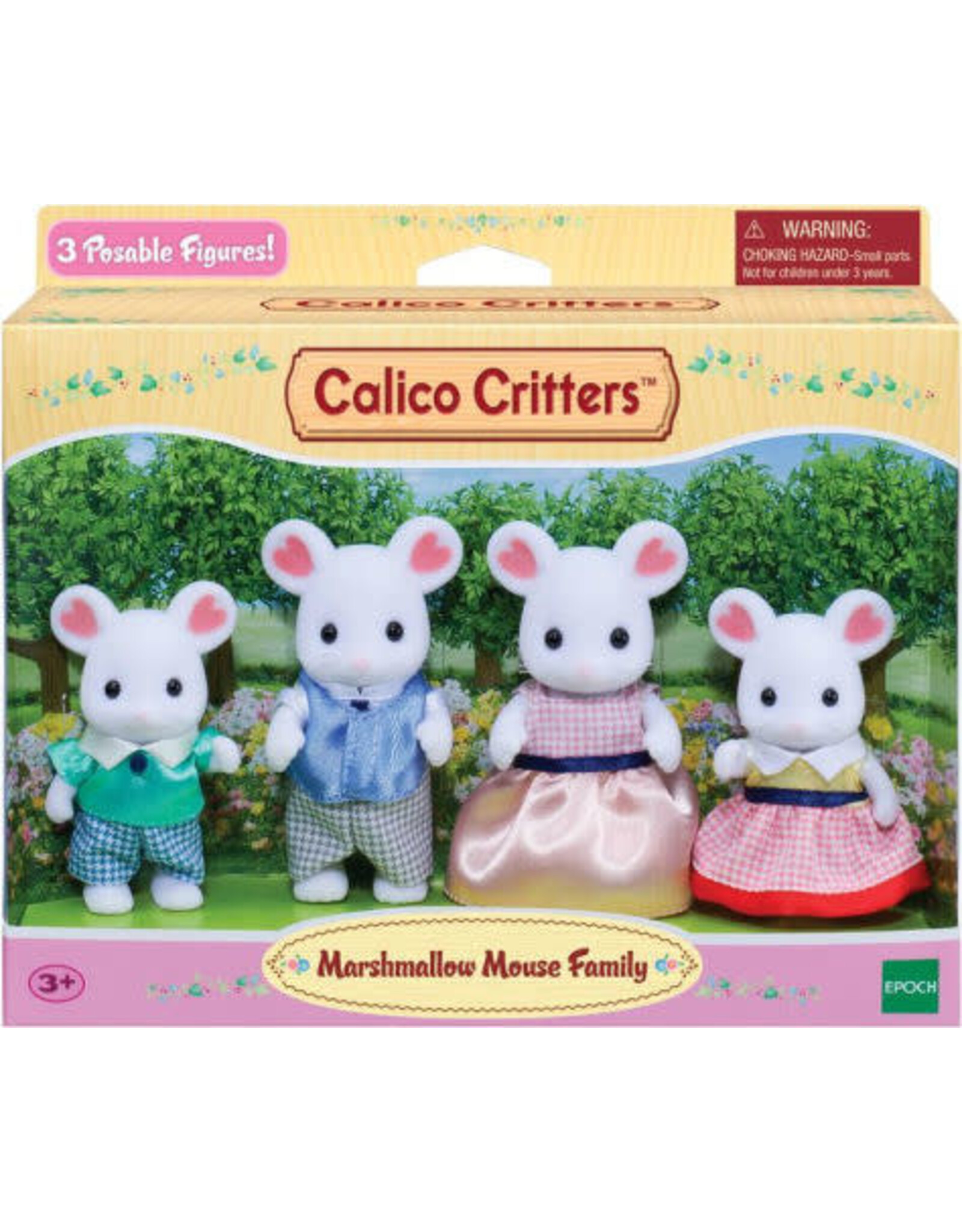 Calico Critters: Marshmallow Mouse Family