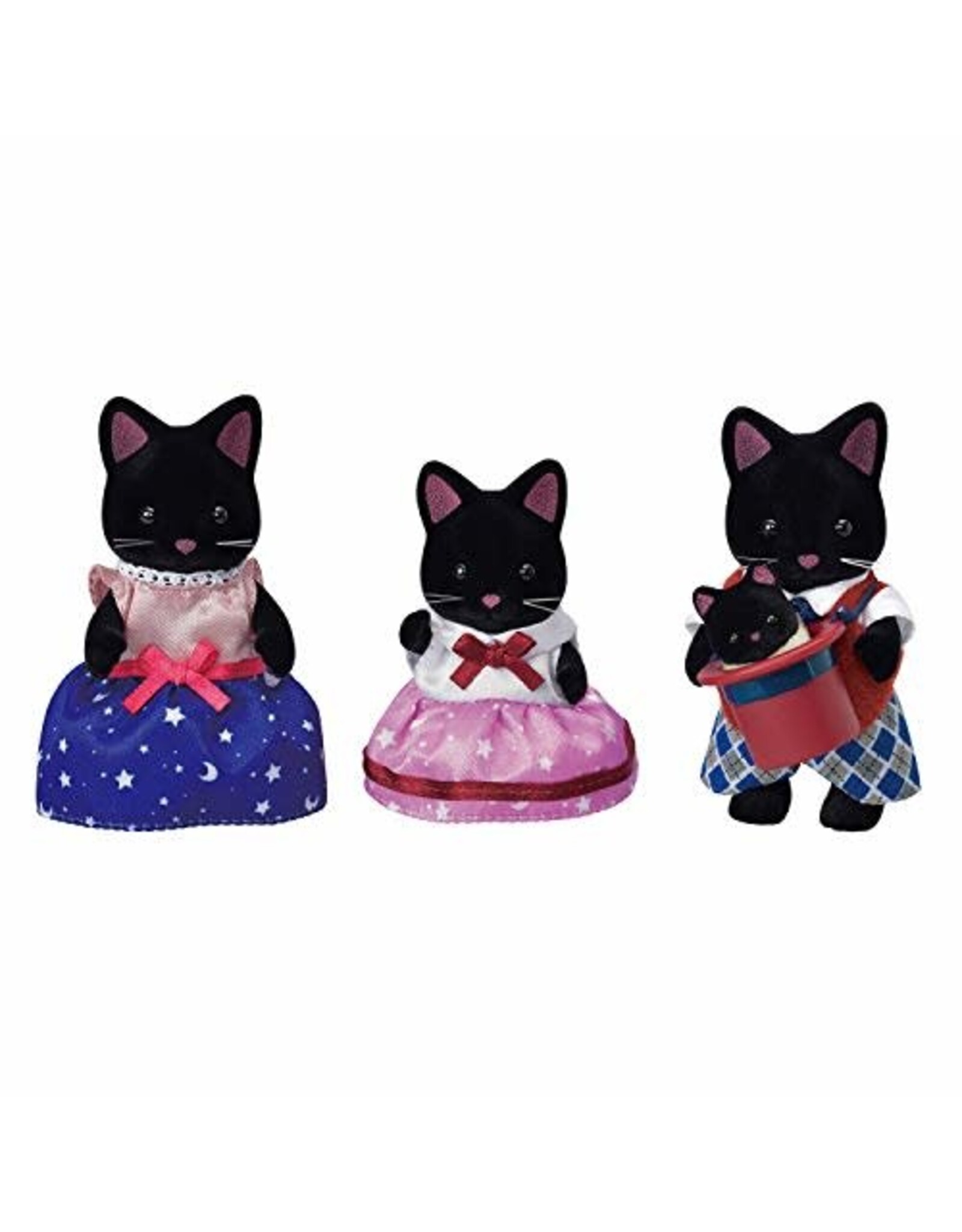 Calico Critters: Midnight Cat Family