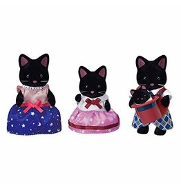 Calico Critters: Midnight Cat Family