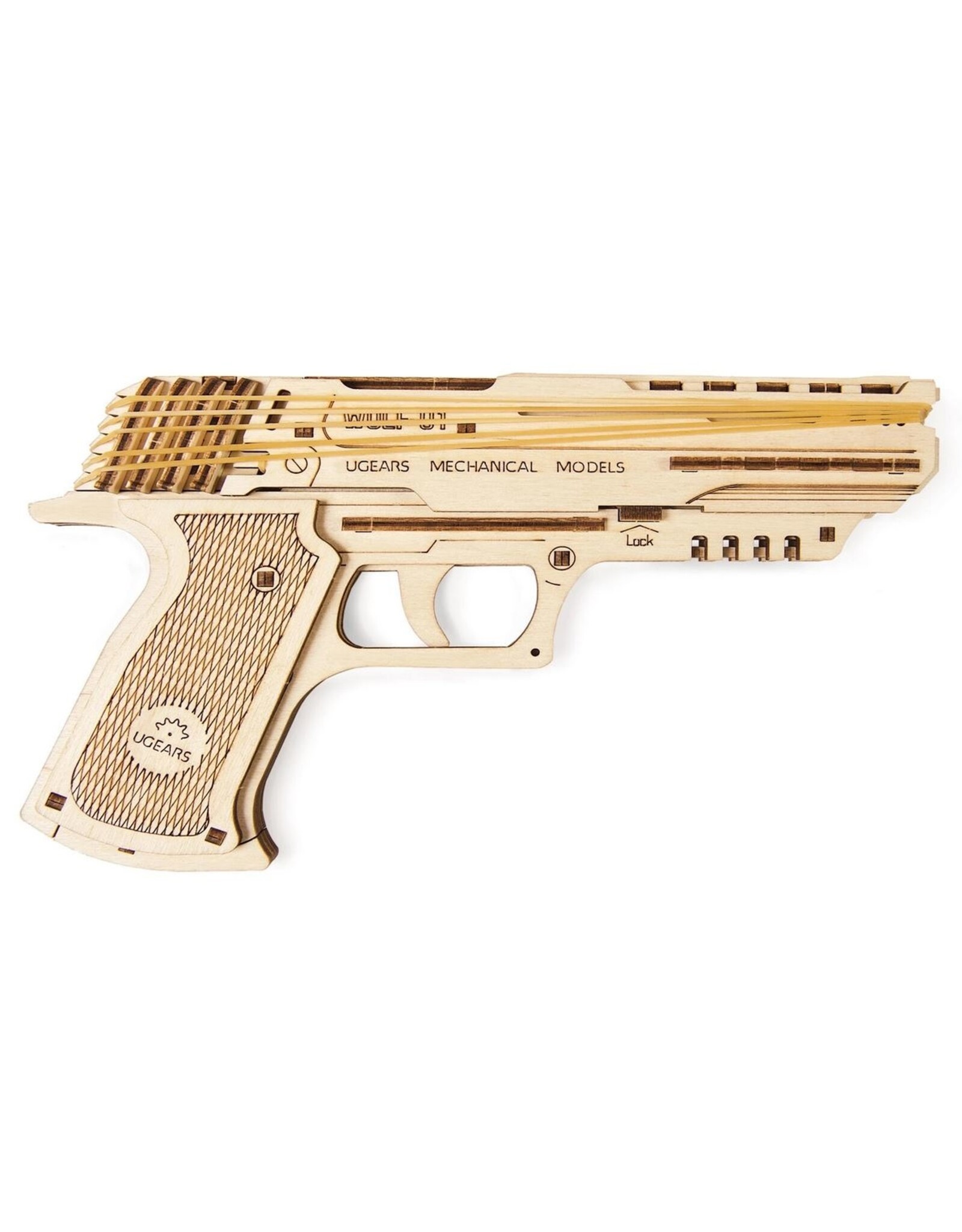 Ugears UGEARS Wolf-01 Model Handgun
