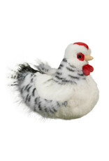 Douglas Toys Salty Black & White Hen