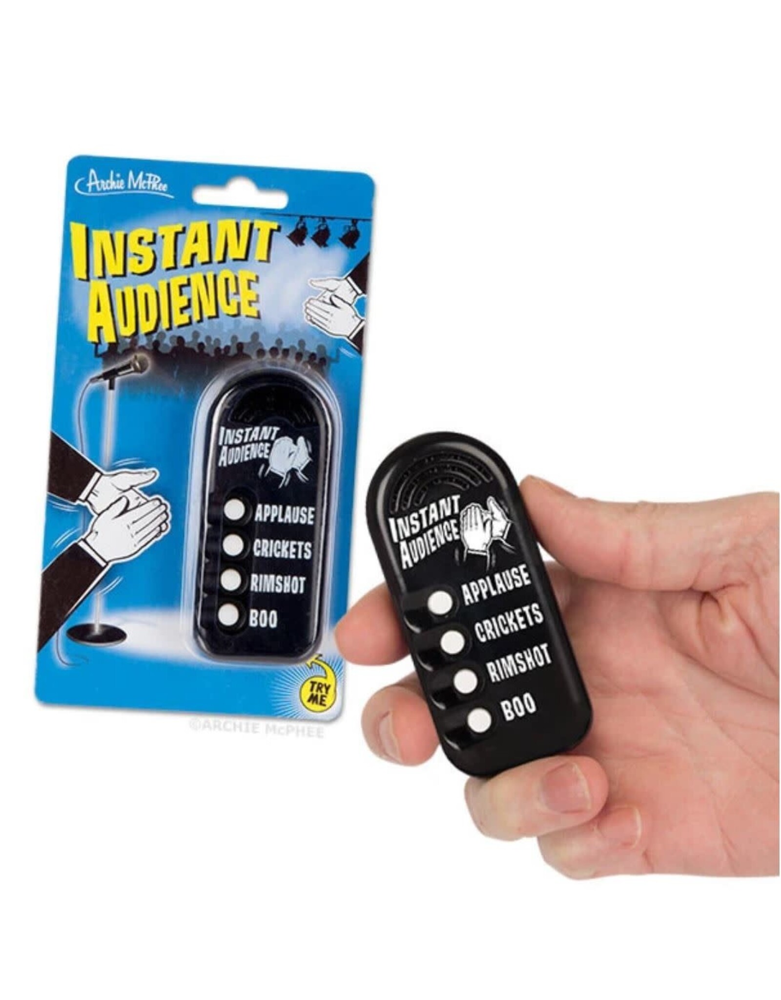 Archie McPhee Instant Audience Button