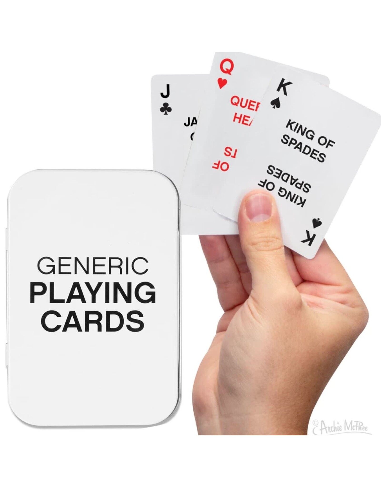 Archie McPhee Generic Playing Cards