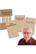 Archie McPhee Grump Notebooks