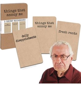 Archie McPhee Grump Notebooks