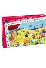 DJECO Tales Observation 54pc Jigsaw Puzzle + Poster
