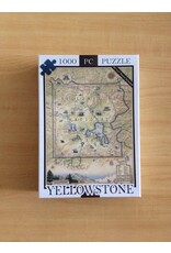 Xplorer Maps Yellowstone Map 1000 Pc Puzzle