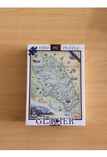Xplorer Maps Glacier Map 1000 pc Puzzle