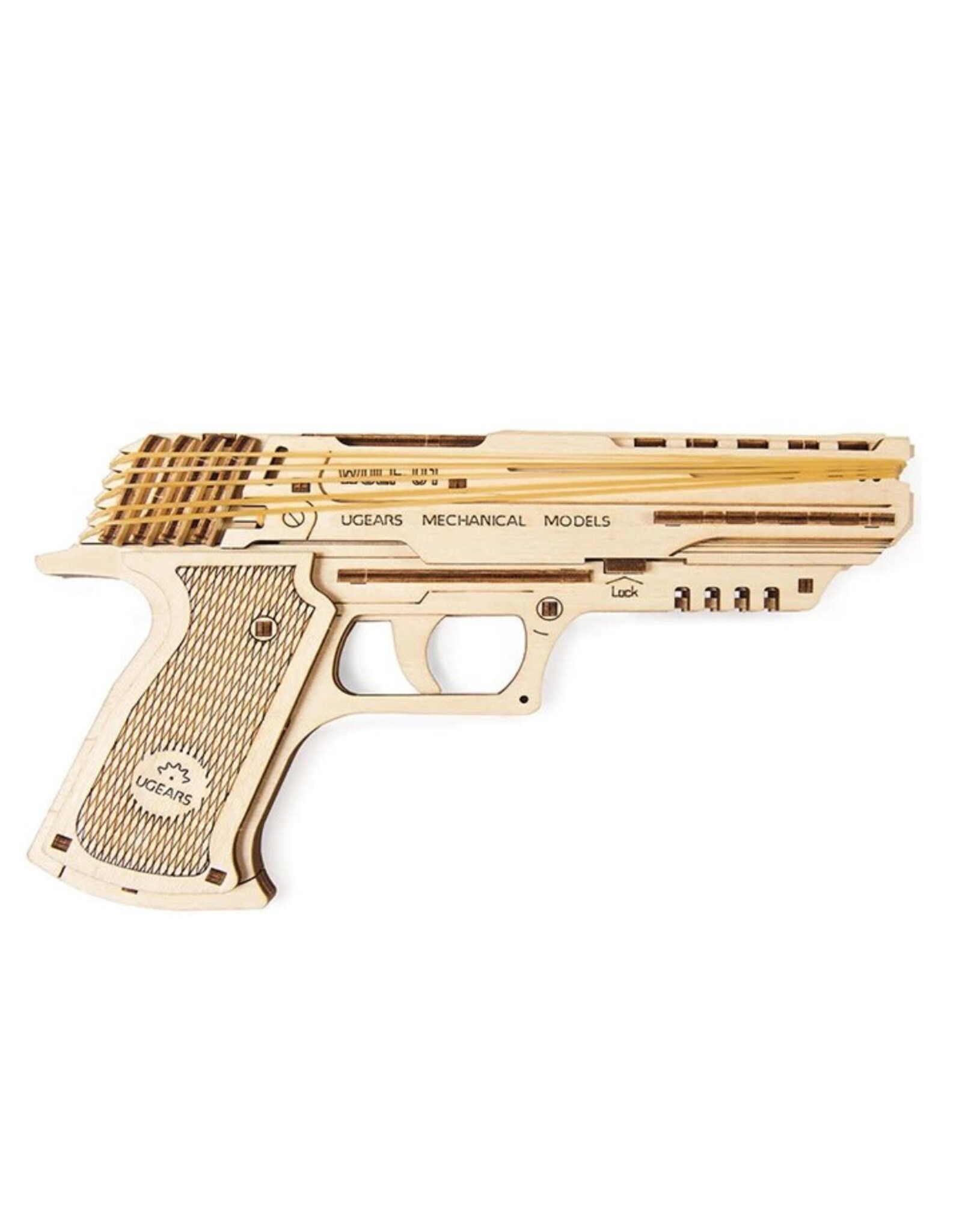 Ugears UGEARS Wolf-01 Model Handgun