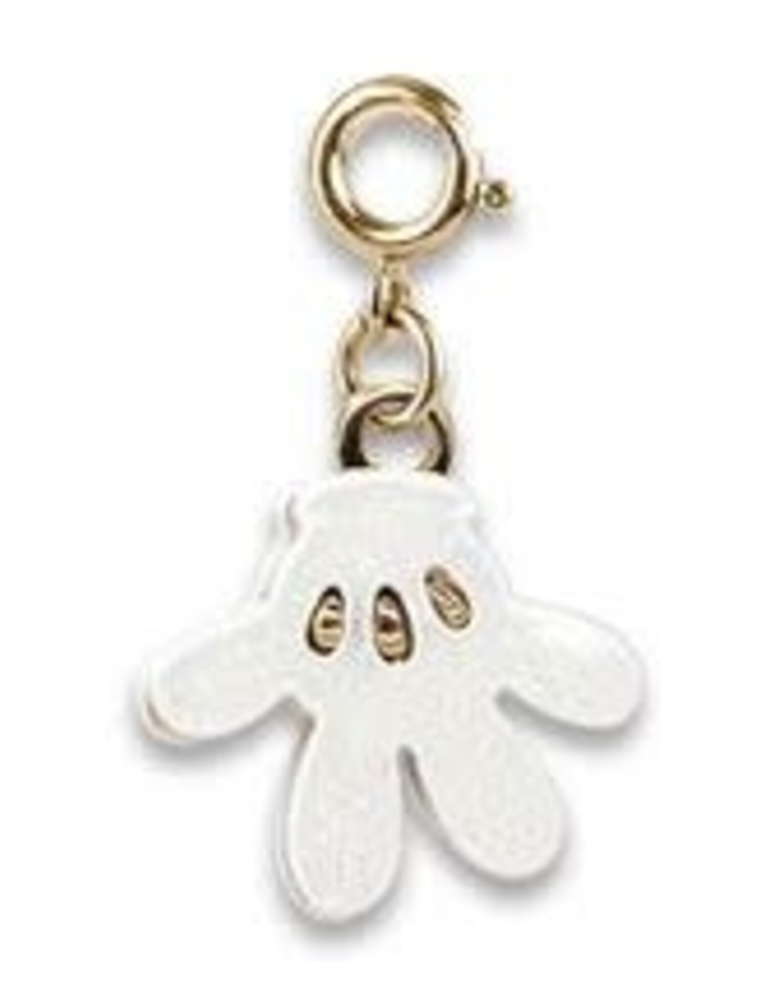 Charm It Gold Glitter Mickey Glove Charm