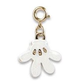 Charm It Gold Glitter Mickey Glove Charm