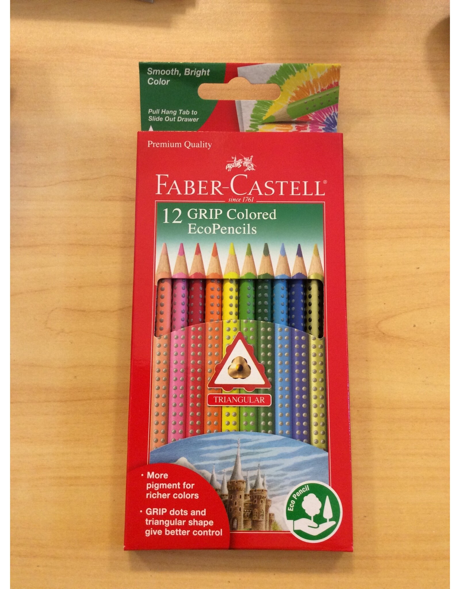 Faber-Castell 12ct Grip Coloured EcoPencils