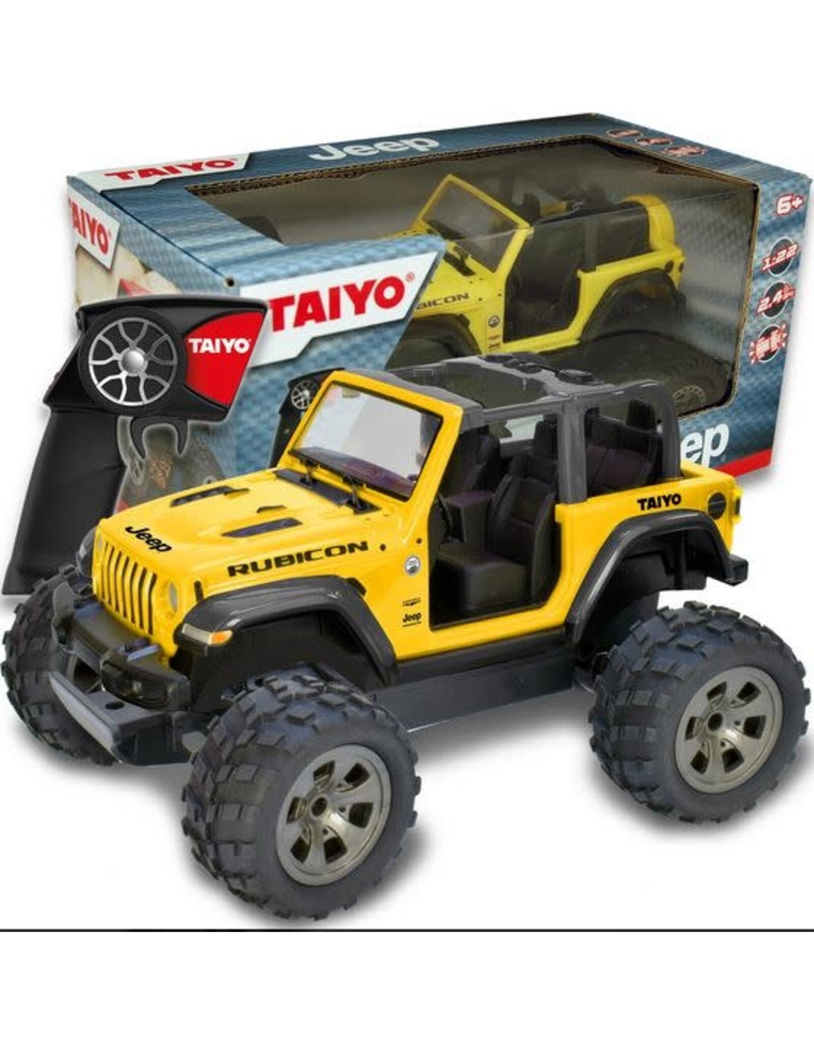 TAIYO Jeep Wrangler R/C 1:22 Scale - Yellow