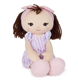 GUND Toddler Doll Pink Striped Dress